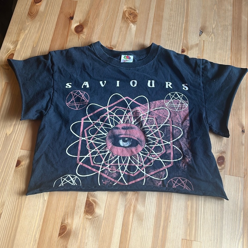 Saviours (band) Crop Tee